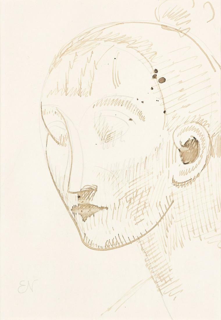 ELIE NADELMAN Portrait of a Woman. (1 of 2)