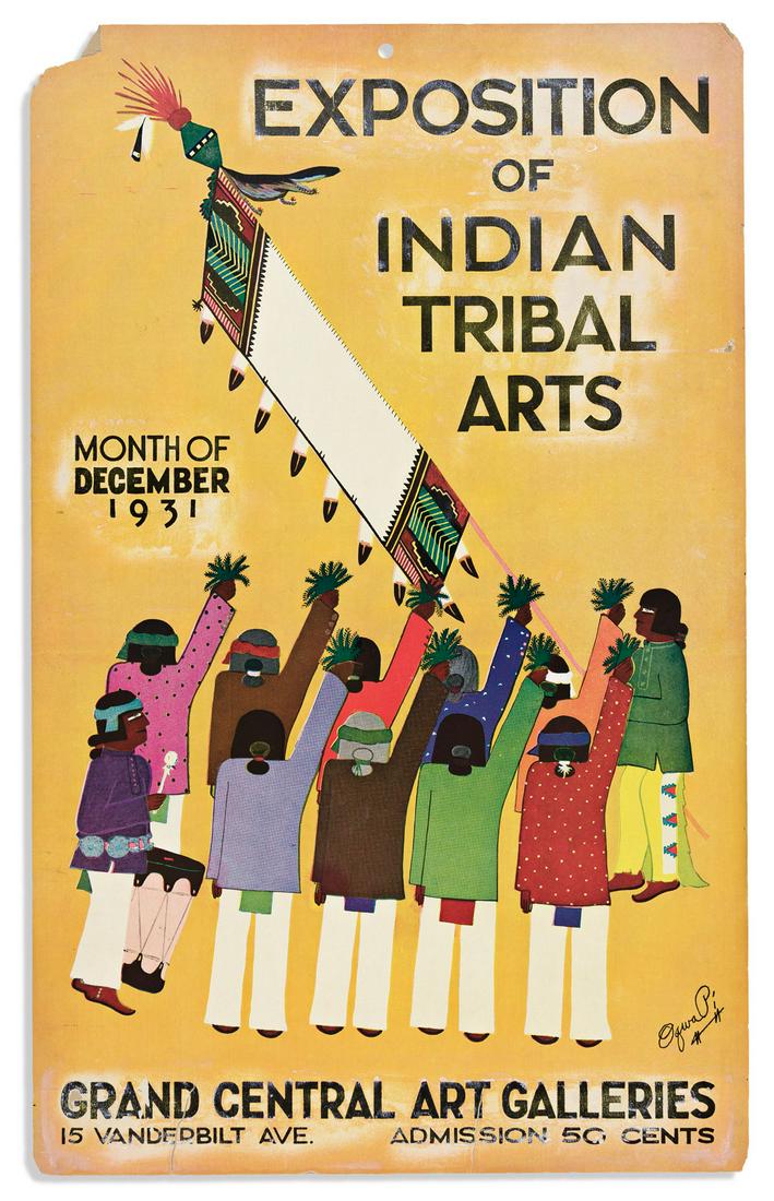 (AMERICAN INDIANS.) Exposition of Indian Tribal Arts, Grand Central Art Galleries. (1 of 1)
