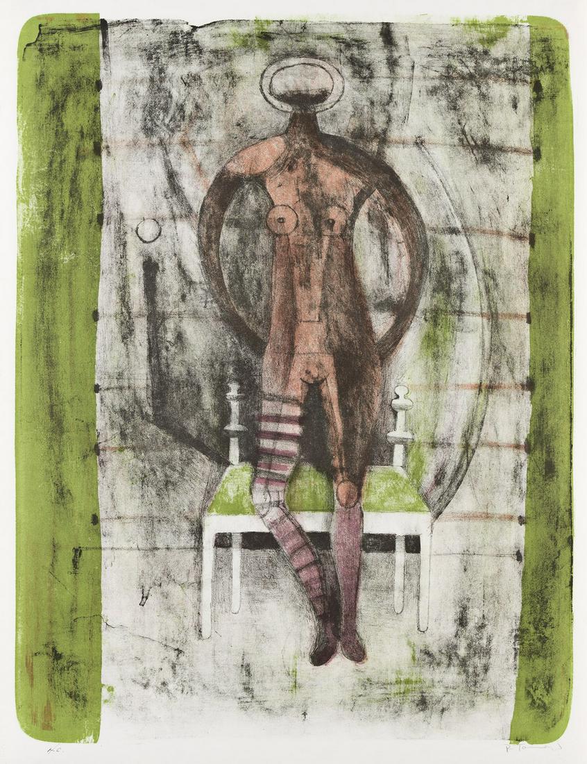 RUFINO TAMAYO Mujer con Medias Malva. (1 of 1)