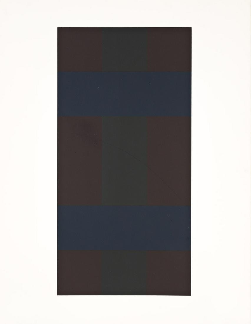 AD REINHARDT Ten Screenprints by Ad Reinhardt, Plate 8. (1 of 1)