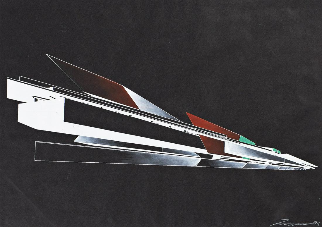 ZAHA HADID Untitled (Rocket Concept Design) (1 of 1)