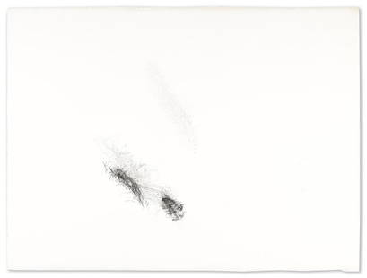 ALAN SARET Tetragrammaton Cast-In.: ALAN SARET Tetragrammaton Cast-In. Pencil on Arches 88 paper, 1983. 570x765 mm; 22½x30 inches. Signed, titled, annotated and dated in pencil, verso.Provenance: Private collection, New Jersey.