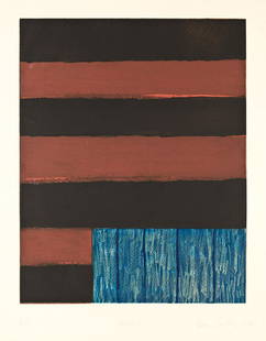 SEAN SCULLY Cradle.: SEAN SCULLY Cradle. Etching and aquatint on Arches, 1985. 505x400 mm; 19x15¾ inches, full margins. Artist's proof, aside from the edition of 25. Signed, titled, dated and inscribed "P.P" in penci