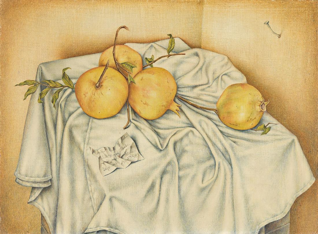 EMILIO BAZ VIAUD (1918 - 1991, MEXICAN) Untitled, Pomegranates. (1 of 1)