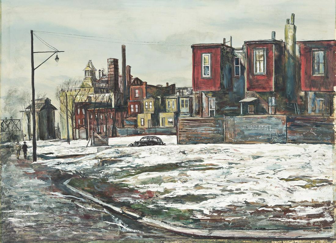 ALBERT GOLD (1916-2006) Brewerytown, Philadelphia. (1 of 1)