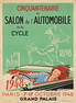 ANDR&#201; CHANSON (DATES UNKNOWN).  CINQUANTENAIRE DU SALON DE L'AUTOMOBILE ET DU CYCLE. 1948.