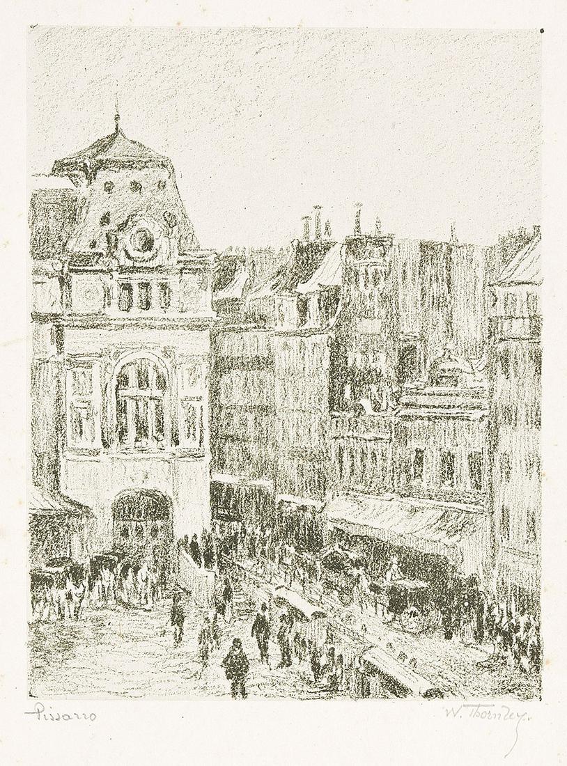CAMILLE PISSARRO AND GEORGE W. THORNLEY Rue d'Amsterdam. (1 of 2)