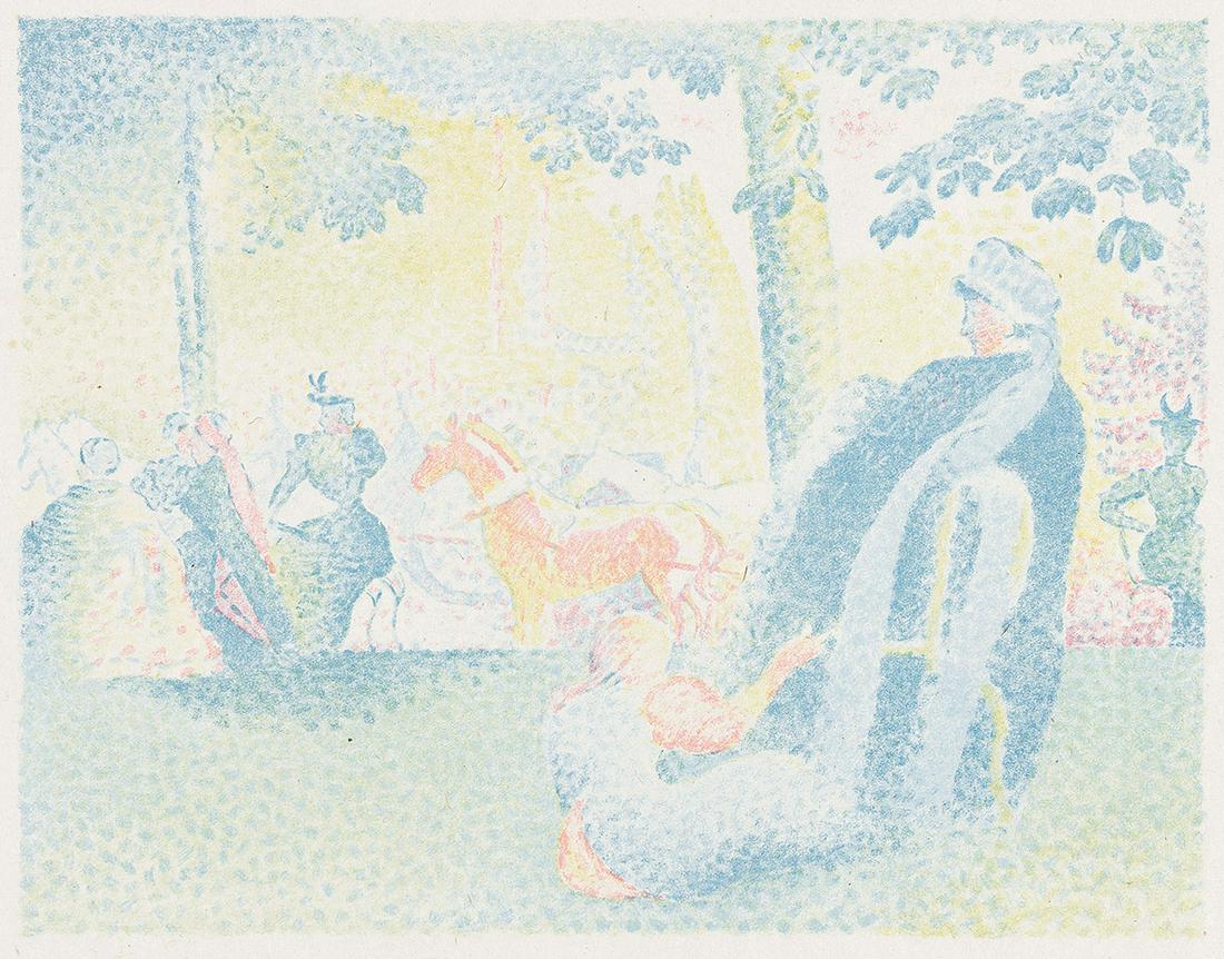 HENRI-EDMOND CROSS Les Champs Élysées. (1 of 1)