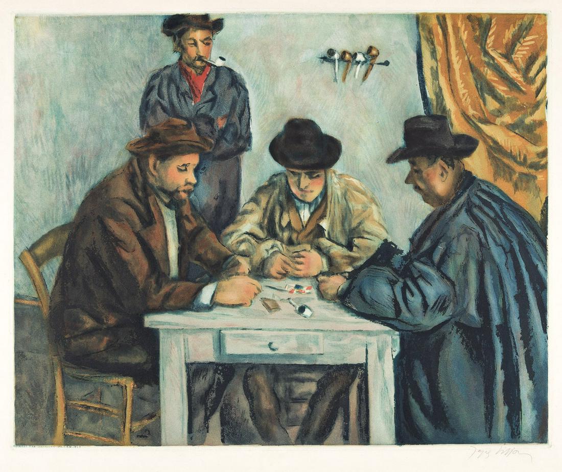 PAUL CÉZANNE (AFTER) Les Jouers des Cartes. (1 of 1)