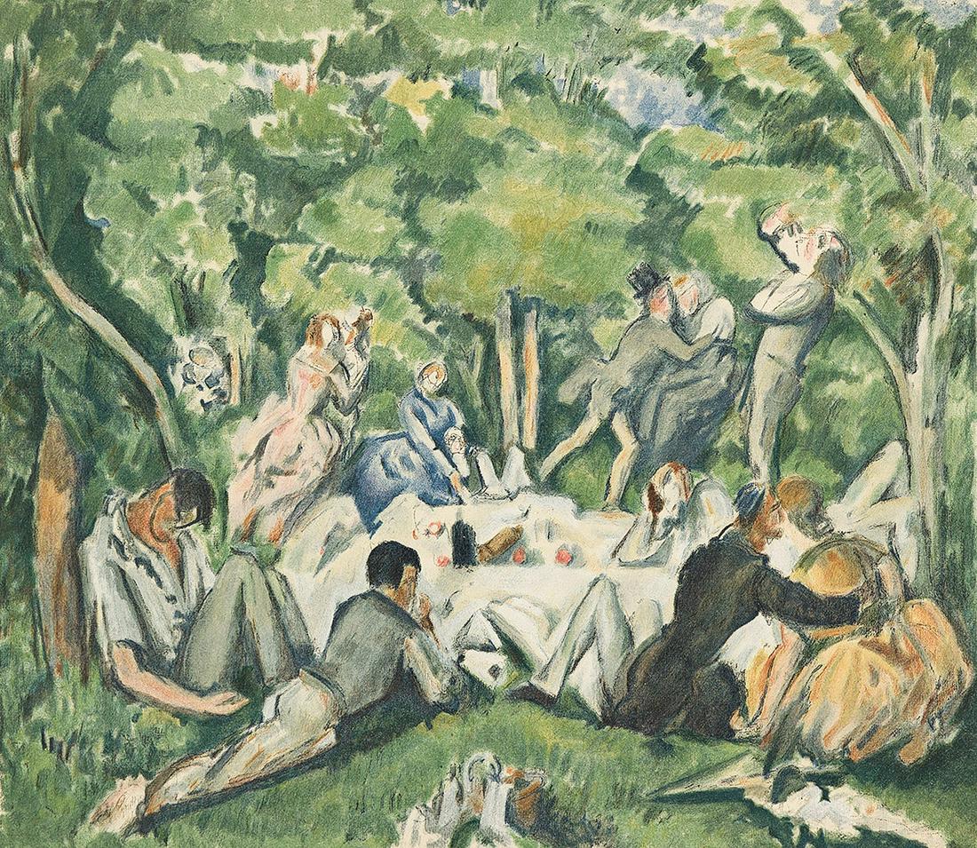 PAUL CÉZANNE (AFTER) Déjeuner sur l'herbe. (1 of 1)