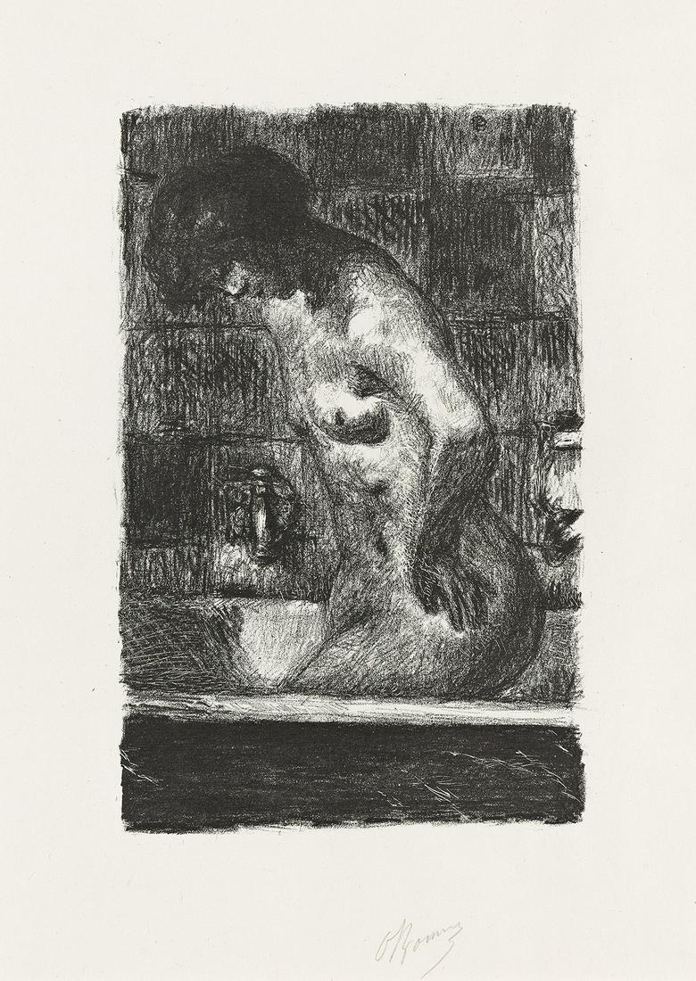 PIERRE BONNARD Femme debout dans sa baignoire. (1 of 1)