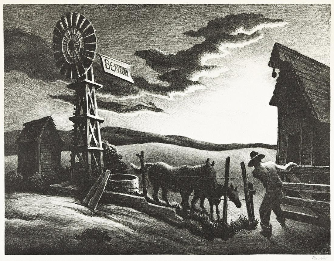 THOMAS HART BENTON Nebraska Evening. (1 of 1)