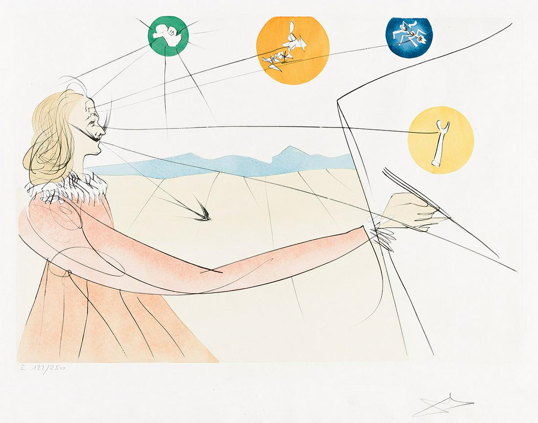 SALVADOR DALÍ Dalínian Prophecy. (1 of 1)