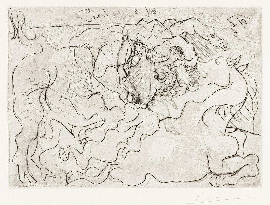 PABLO PICASSO Morte au Soleil, IV. (1 of 1)