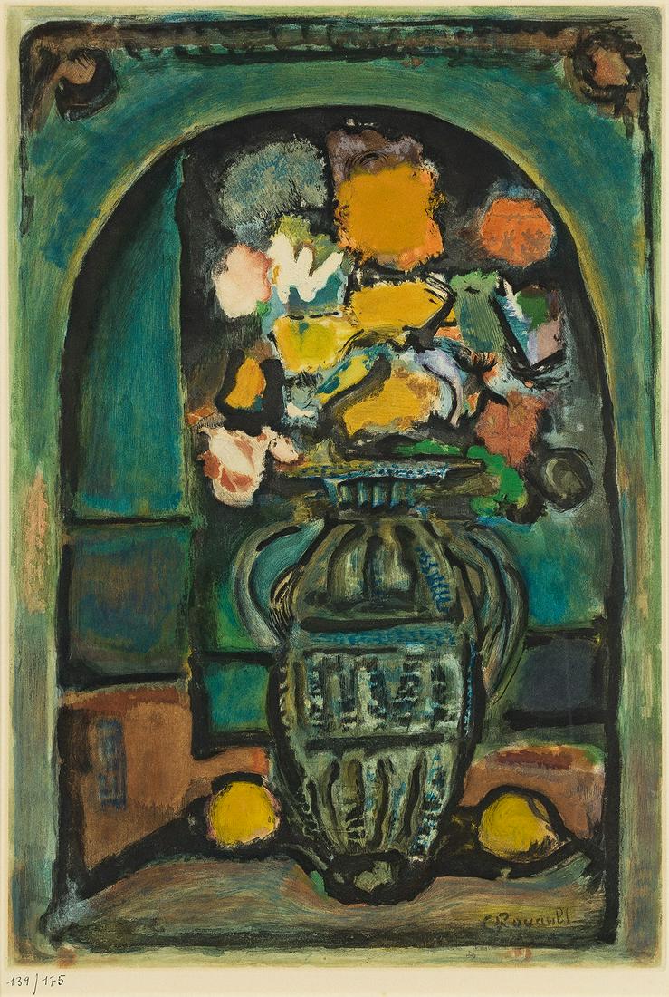 GEORGES ROUAULT Fleurs Décoratifs. (1 of 1)
