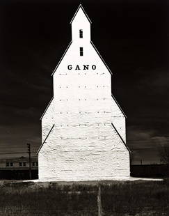 WRIGHT MORRIS (1910-1998) “Gano” Grain Elevator * Ed’s Place * Front Room: WRIGHT MORRIS (1910-1998) “Gano” Grain Elevator * Ed’s Place * Front Room Reflected in Mirror * Dresser Drawer * Church Facade. A selection of 5 photographs from The Wright Morris Po