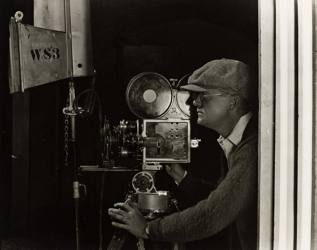 EDWARD WESTON (1886-1958) Portrait of Karl Struss.: EDWARD WESTON (1886-1958) Portrait of Karl Struss. Silver ferrotyped print, the image measuring 7x9 inches (19.1x23.8 cm.), the sheet slightly larger, with the title in pencil in an unknown hand on ve