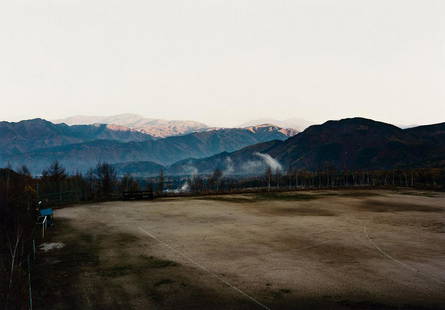 THOMAS STRUTH (1954- ) Sonnenaufgang in den Bergen bei Kiso-Fukushima, Japan.: THOMAS STRUTH (1954- ) Sonnenaufgang in den Bergen bei Kiso-Fukushima, Japan. Chromogenic print, the image measuring 10x14¼ inches (25.4x36.2 cm.), the sheet 12x16 inches (30.5x40.6 cm.), with St