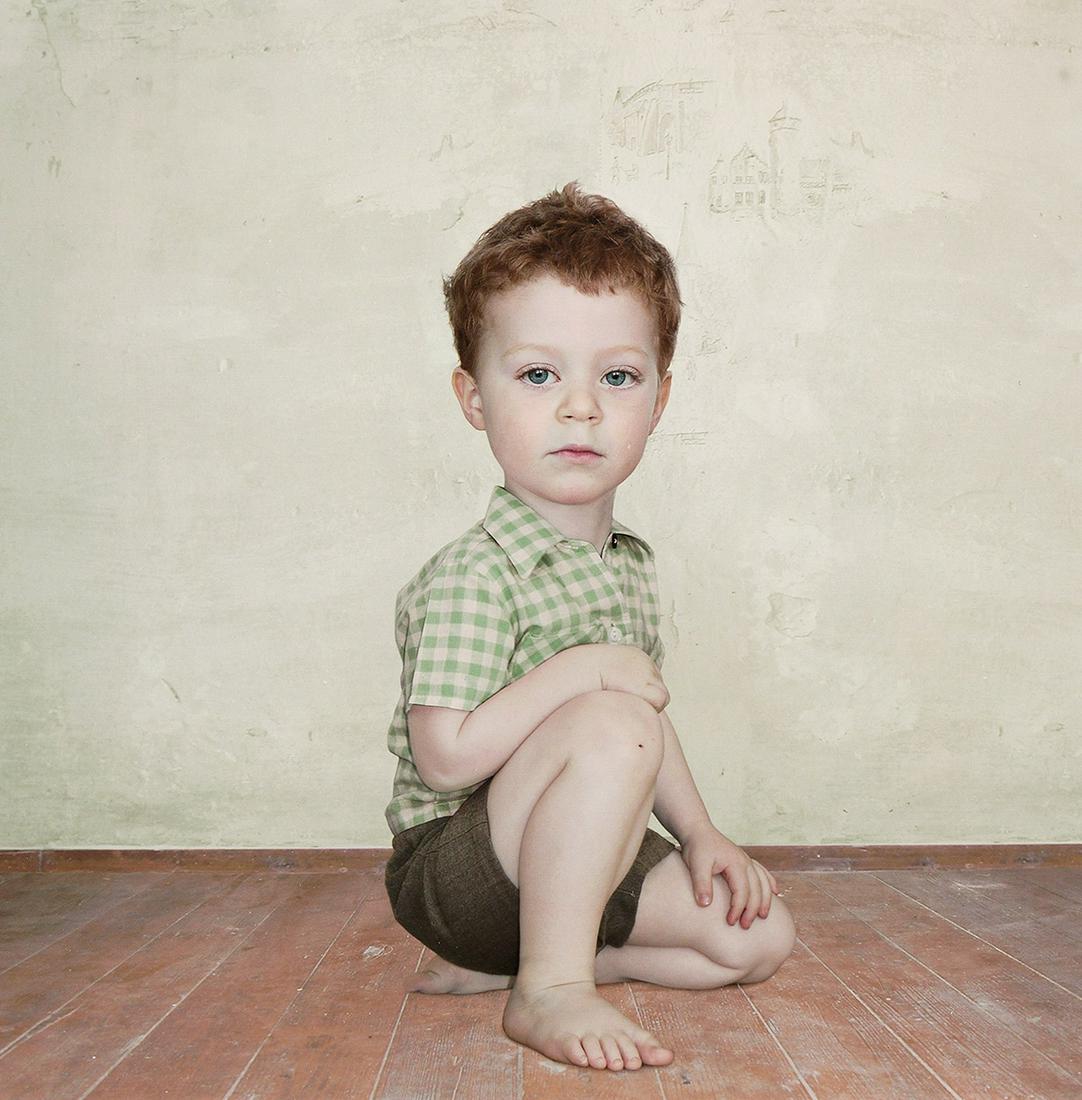 LORETTA LUX (1969- ) Study of a Boy 1 * Study of a Boy 2.: LORETTA LUX (1969- ) Study of a Boy 1 * Study of a Boy 2. Together, 2 photographs. Ilfochrome prints, the images each measuring 9 inches (22.9 cm.) square, the sheets 12 inches (30.5 cm.) square, each