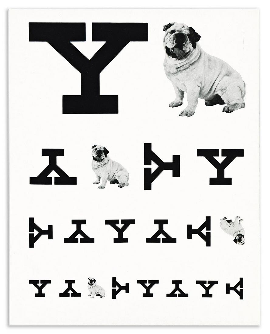 PAUL RAND (1914-1996). [YALE UNIVERSITY ART SCHOOL]. Group of 3 items. Sizes vary.: PAUL RAND (1914-1996) [YALE UNIVERSITY ART SCHOOL]. Group of 3 items. Sizes vary. Condition varies, generally A- / A. Paper. Rand was a professor emeritus of graphic design at Yale University, where h