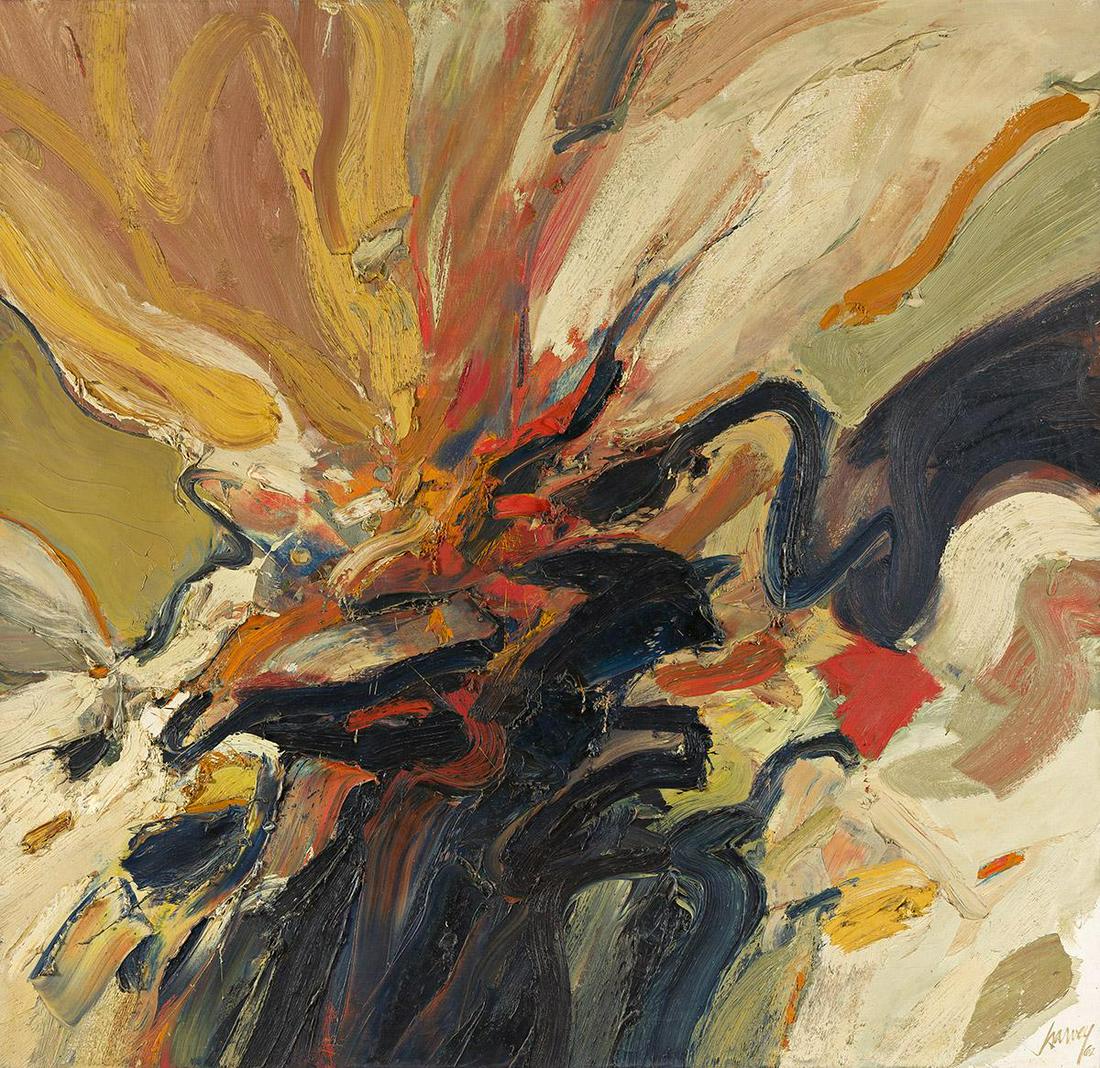 JAMES V. HARVEY (1929 - 1965, CANADIAN/AMERICAN) Pamplona. (1 of 1)