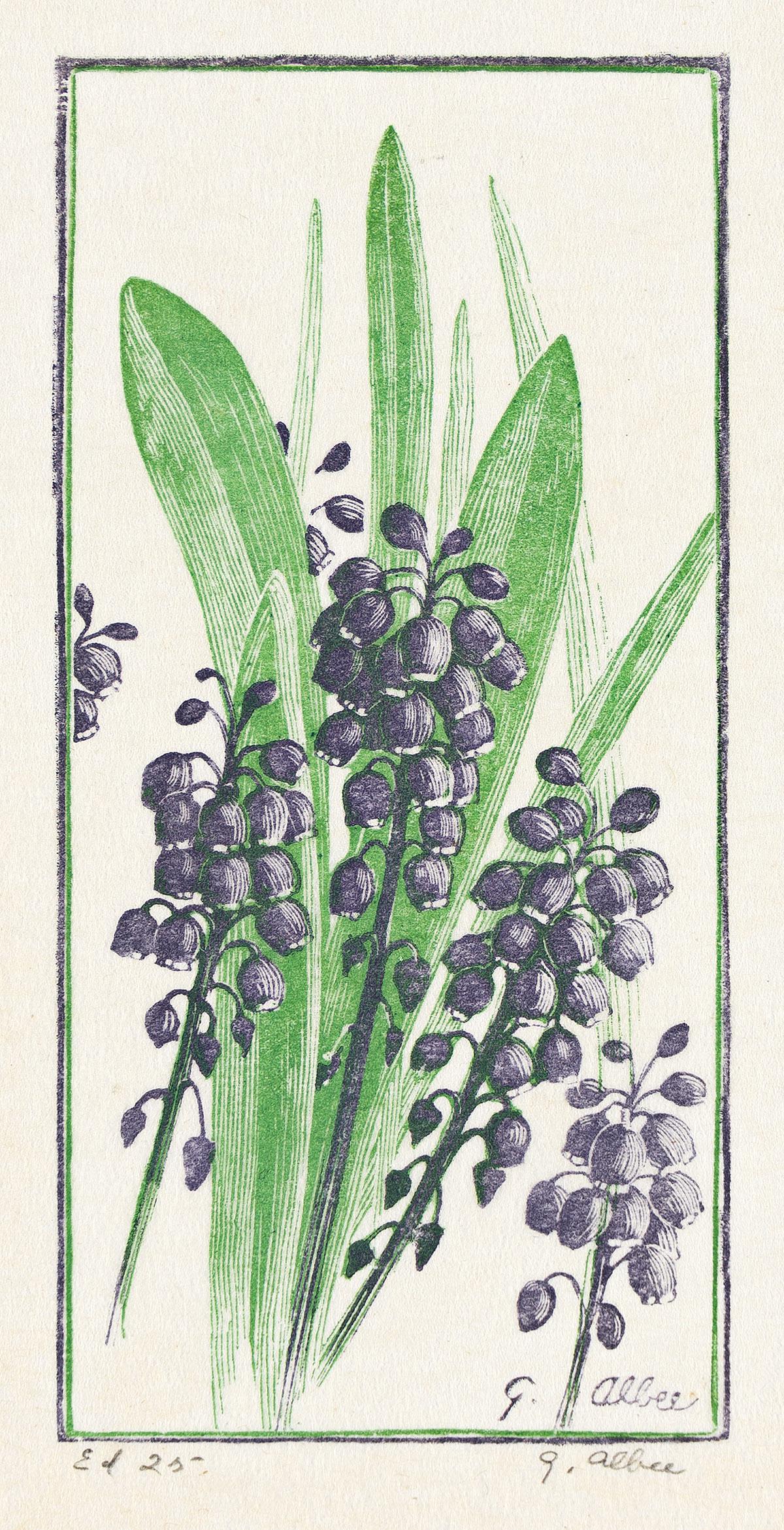 Albee, Grace (1890-1985) Four Wood Engravings: Natural History Subjects. (1 of 4)
