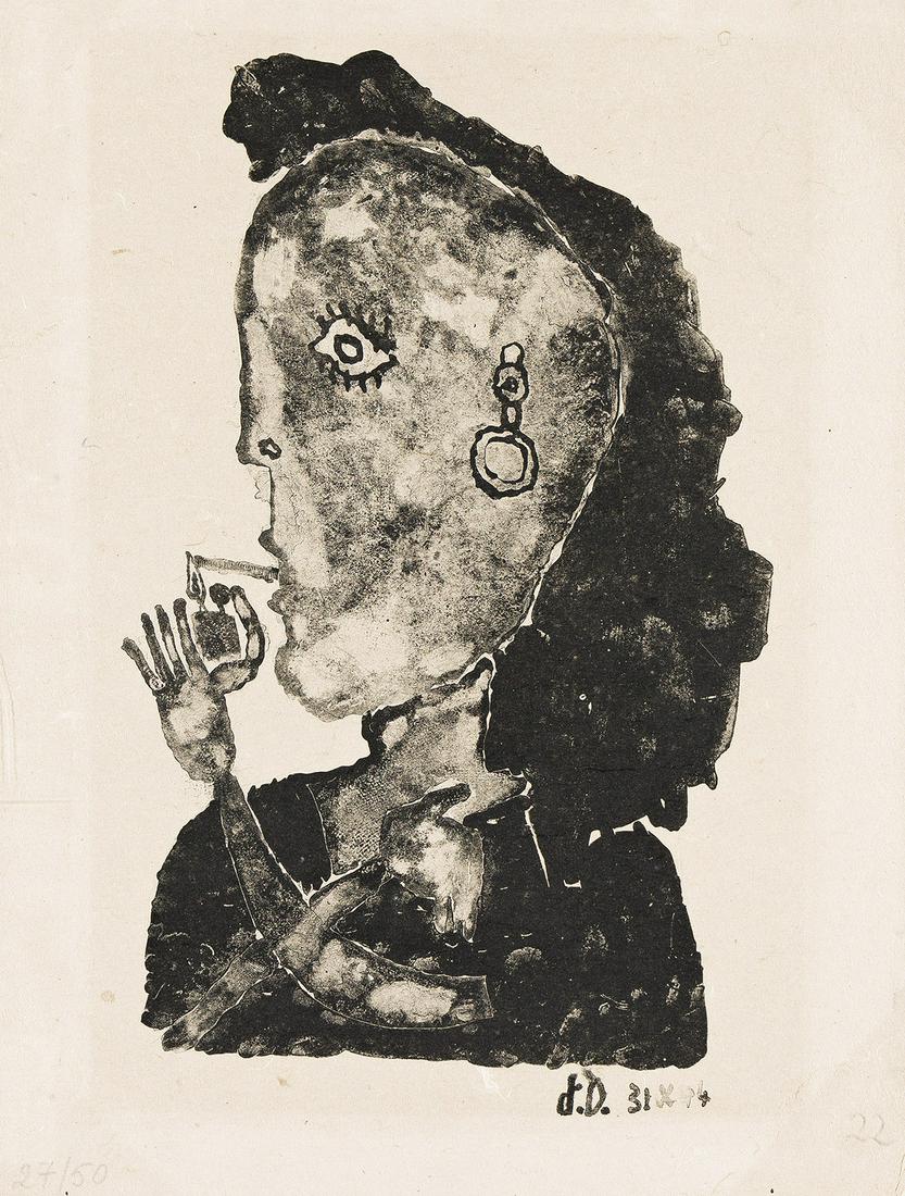 JEAN DUBUFFET Mademoiselle Swing. (1 of 1)