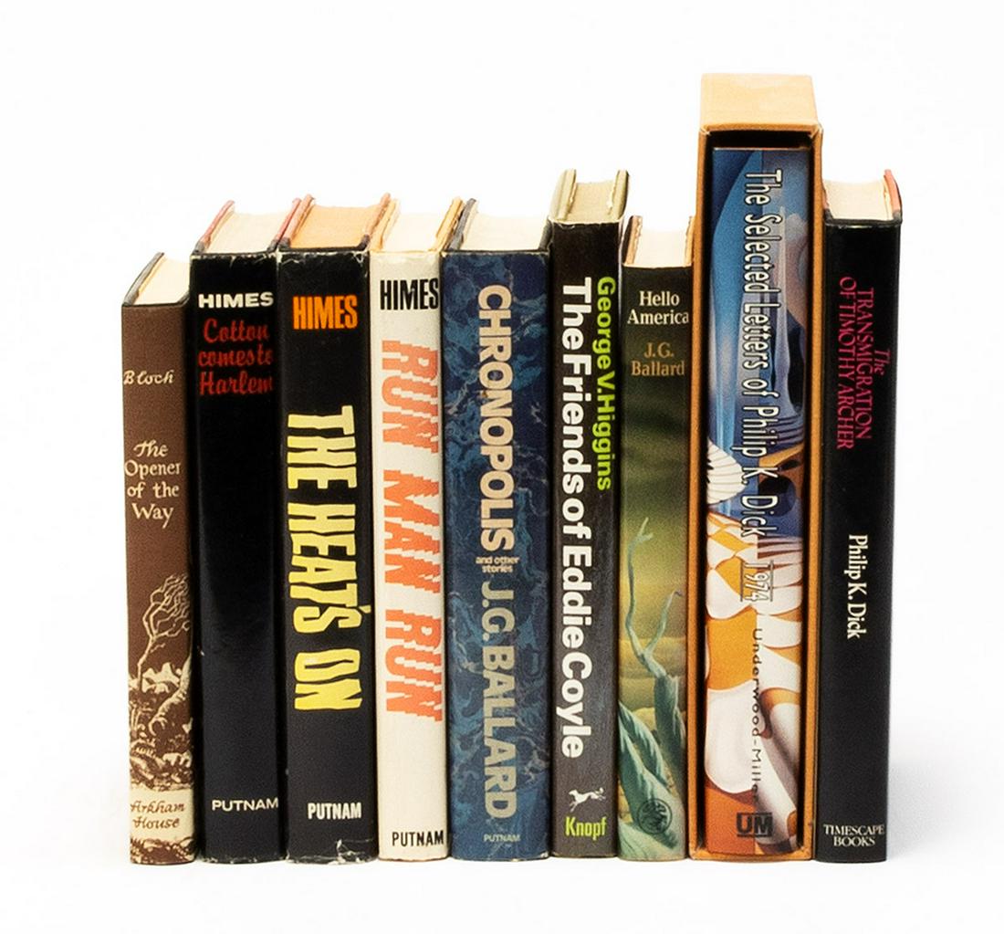 (MODERN FIRST EDITIONS.) Group of 9 Mystery/Crime/Sci-Fi works. (1 of 1)