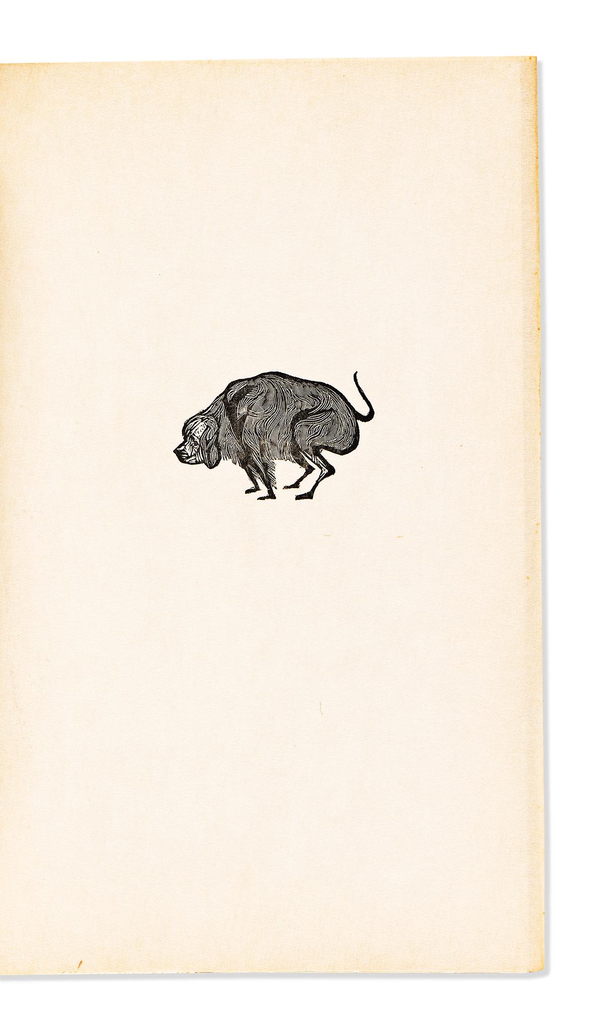 BASKIN, LEONARD. Castle Street Dogs. (1 of 2)