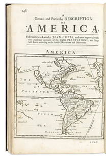 (GEOGRAPHY.) Herman Moll. A System of Geography: or, a New & Accurate Description of the Earth...: (GEOGRAPHY.) Herman Moll. A System of Geography: or, a New & Accurate Description of the Earth... and Maps of Every Country. Two parts in one. Engraved additional title, 43 engraved in-text half-page