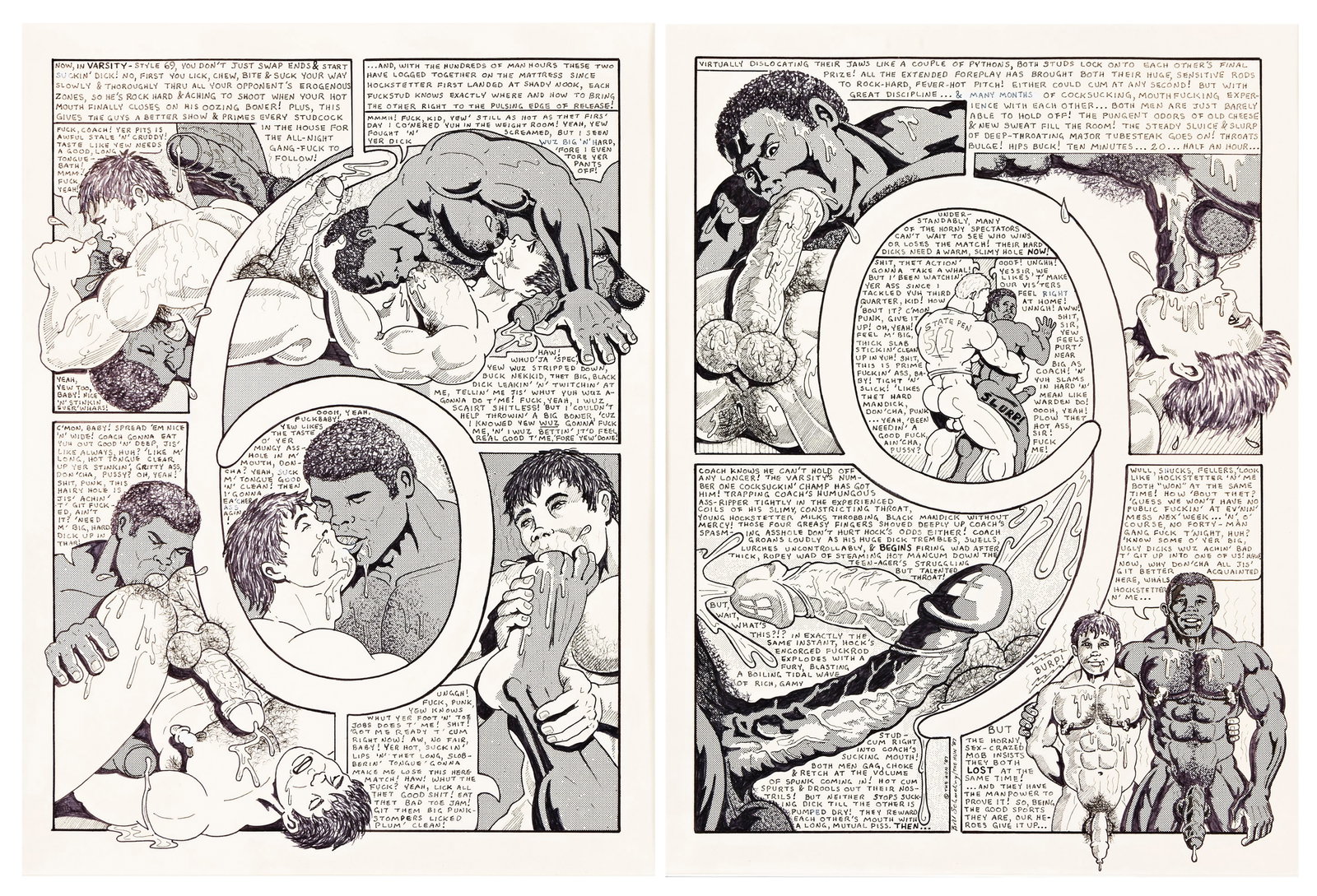 BILL SCHMELING / THE HUN (1938-2019) Varsity 69 (1 of 3)