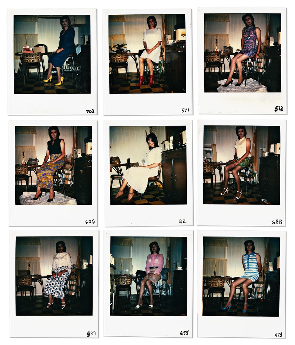 (DRESS TO IMPRESS) A collection of about 998 photographs, mainly Polaroids, documenting an (1 of 7)