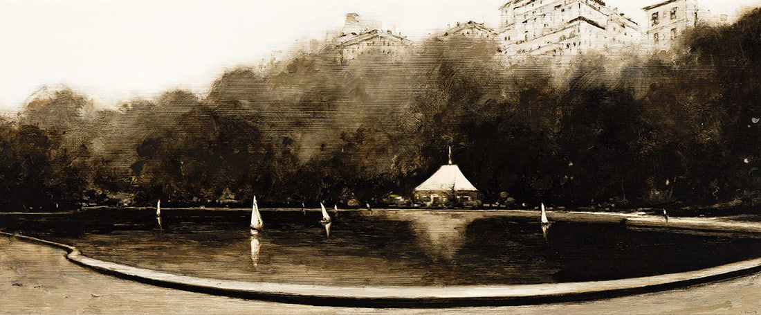 GEOFFREY JOHNSON Boat Pond, Central Park. (1 of 2)