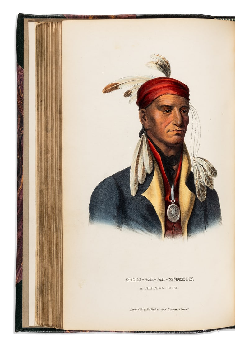 (AMERICAN INDIANS.) Thomas McKenney and James Hall. History of the Indian Tribes of North America. (1 of 1)