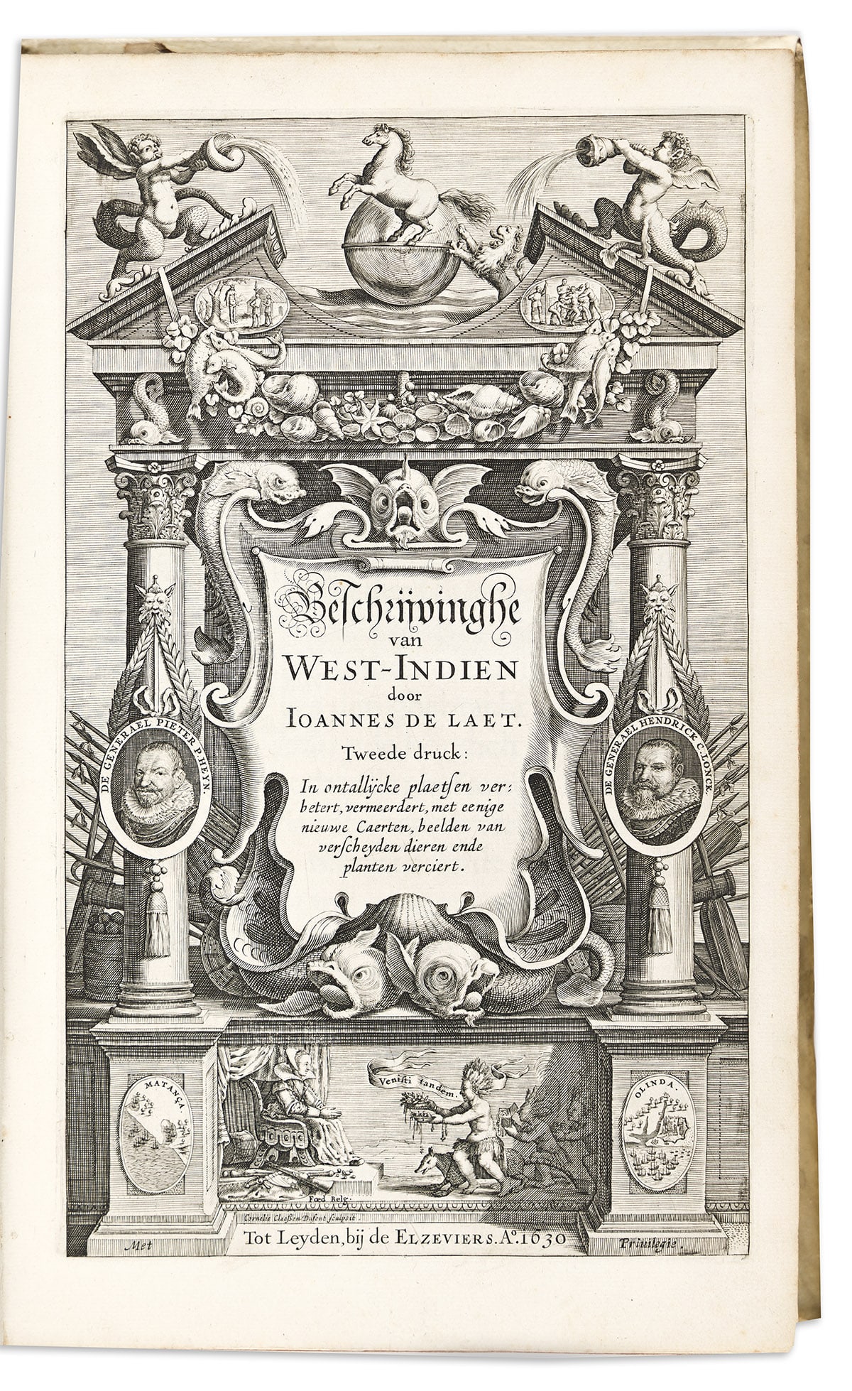 Laet, Johannes de (1581-1649) Historie Ofte Iaerlijck Verhael Van de Verrichtinghen der (1 of 2)