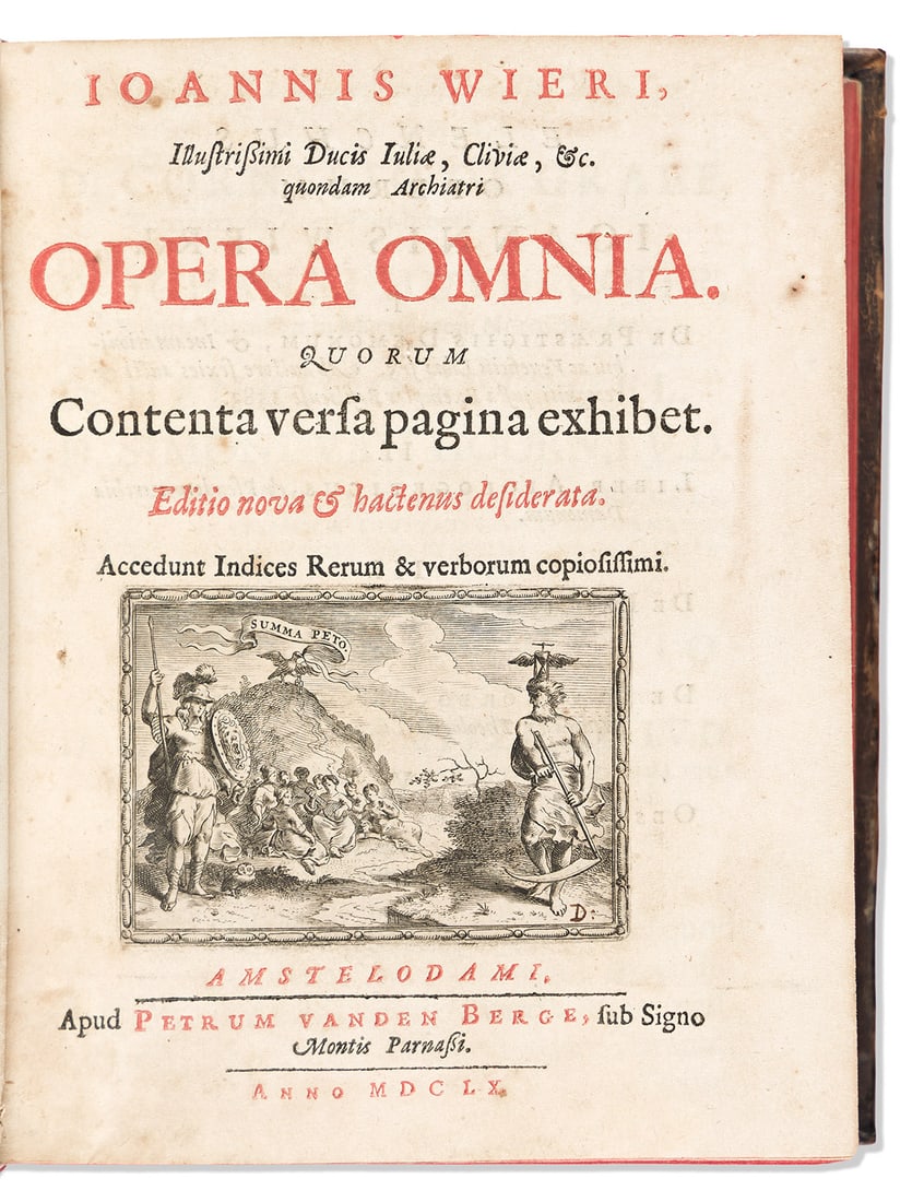 Weyer, Johann (1515-1588) Opera Omnia. (1 of 1)