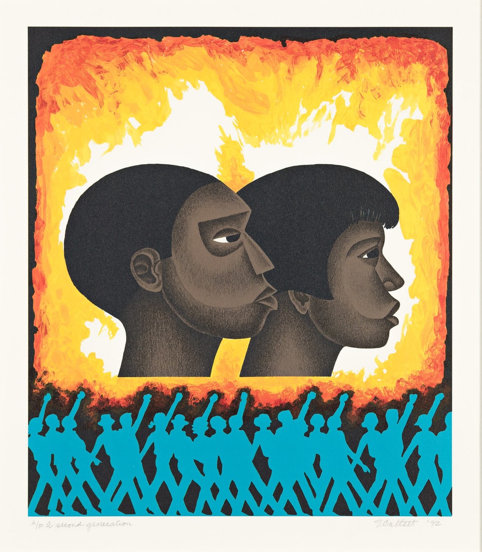 ELIZABETH CATLETT (1915 - 2012) For My People. (1 of 6)