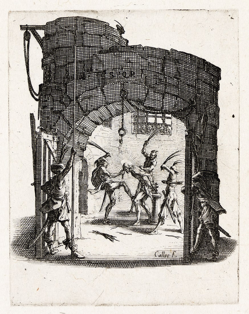 JACQUES CALLOT La Petite Passion * L'Enfant Prodigue.: JACQUES CALLOT La Petite Passion * L'Enfant Prodigue. La Petite Passion, set of 12 etchings, circa 1624-25. Each approximately 75x60 mm; 3x2½ inches, small margins. Each in the first state (of 3)