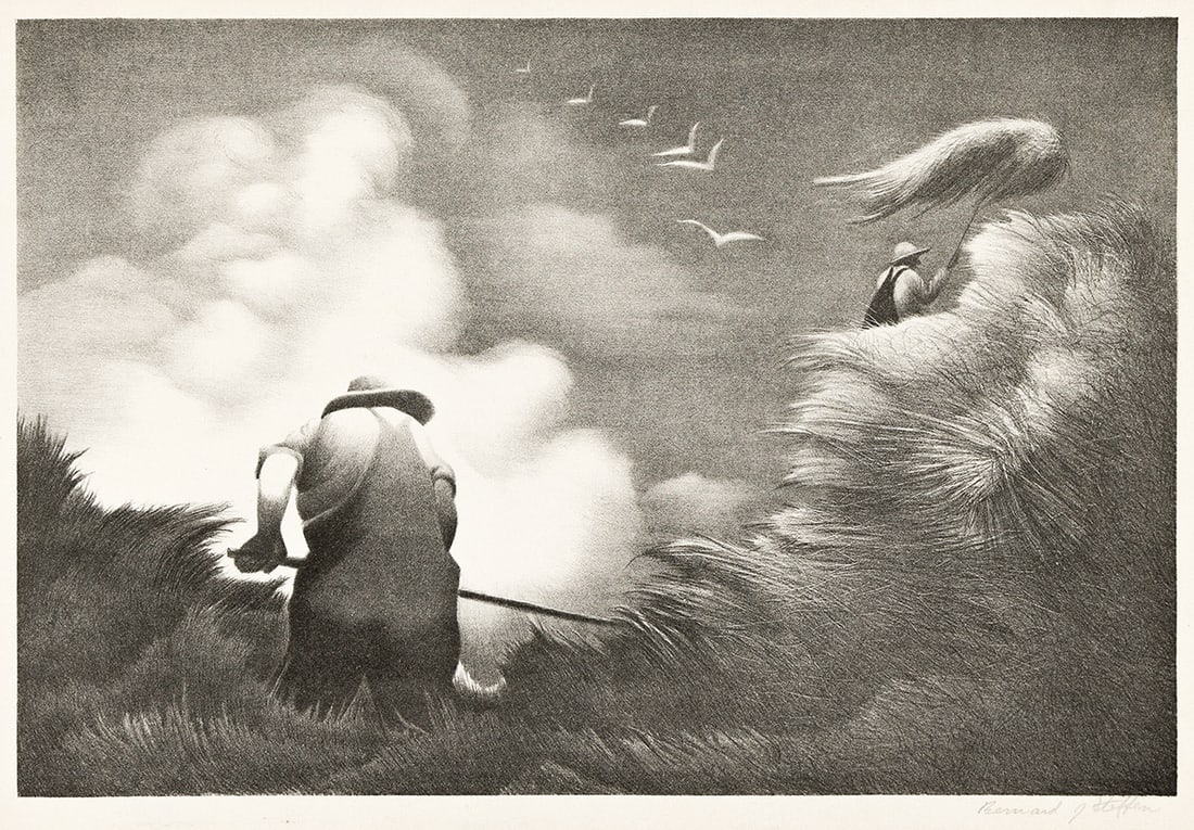 BERNARD STEFFEN Haying. (1 of 1)