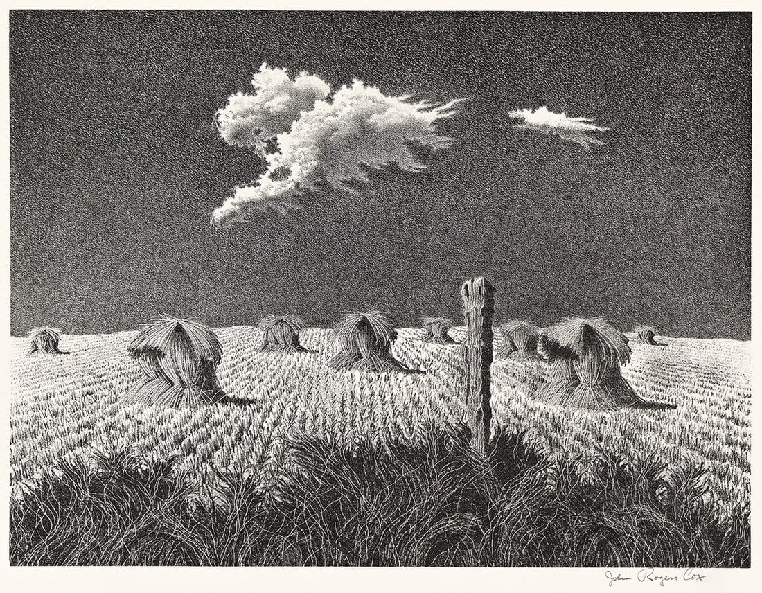 JOHN ROGERS COX Wheat Shocks. (1 of 1)