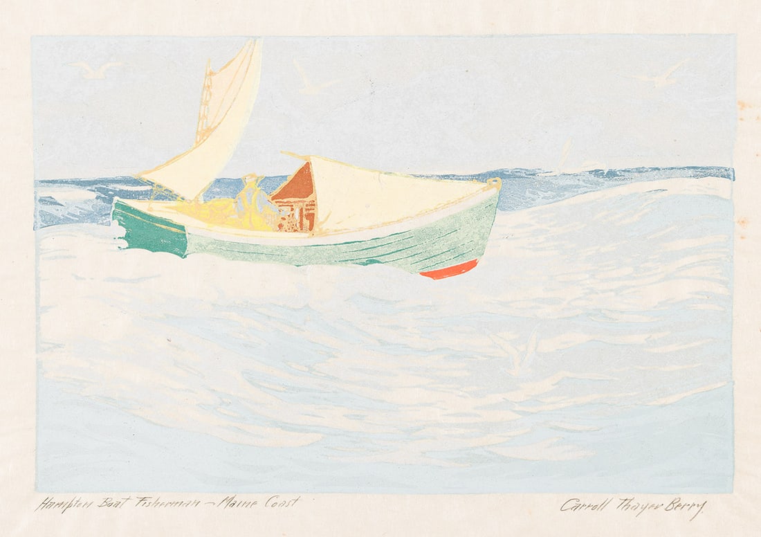 CARROLL THAYER BERRY Hampton Boat Fisherman–Maine Coast. (1 of 1)