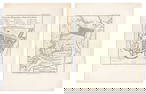 BELLIN, JACQUES-NICOLAS. Two eighteenth-century engraved city plans (New York and Philadelphia) from