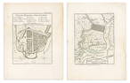 BELLIN, JACQUES-NICOLAS. Two eighteenth-century engraved city plans (New York and Philadelphia) from