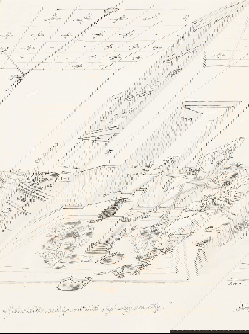 GEORGE BOOTH "Hon, I feel like riding out into the big sky country." (1 of 1)