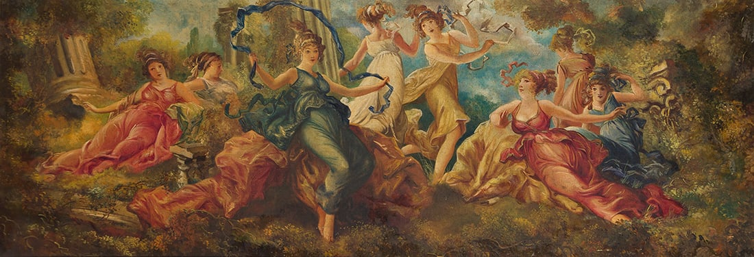 EVERETT SHINN Dancing Goddesses. (1 of 1)