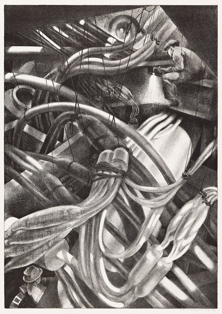 LOUIS LOZOWICK (1892-1973) Guts of Manhattan. (1 of 1)