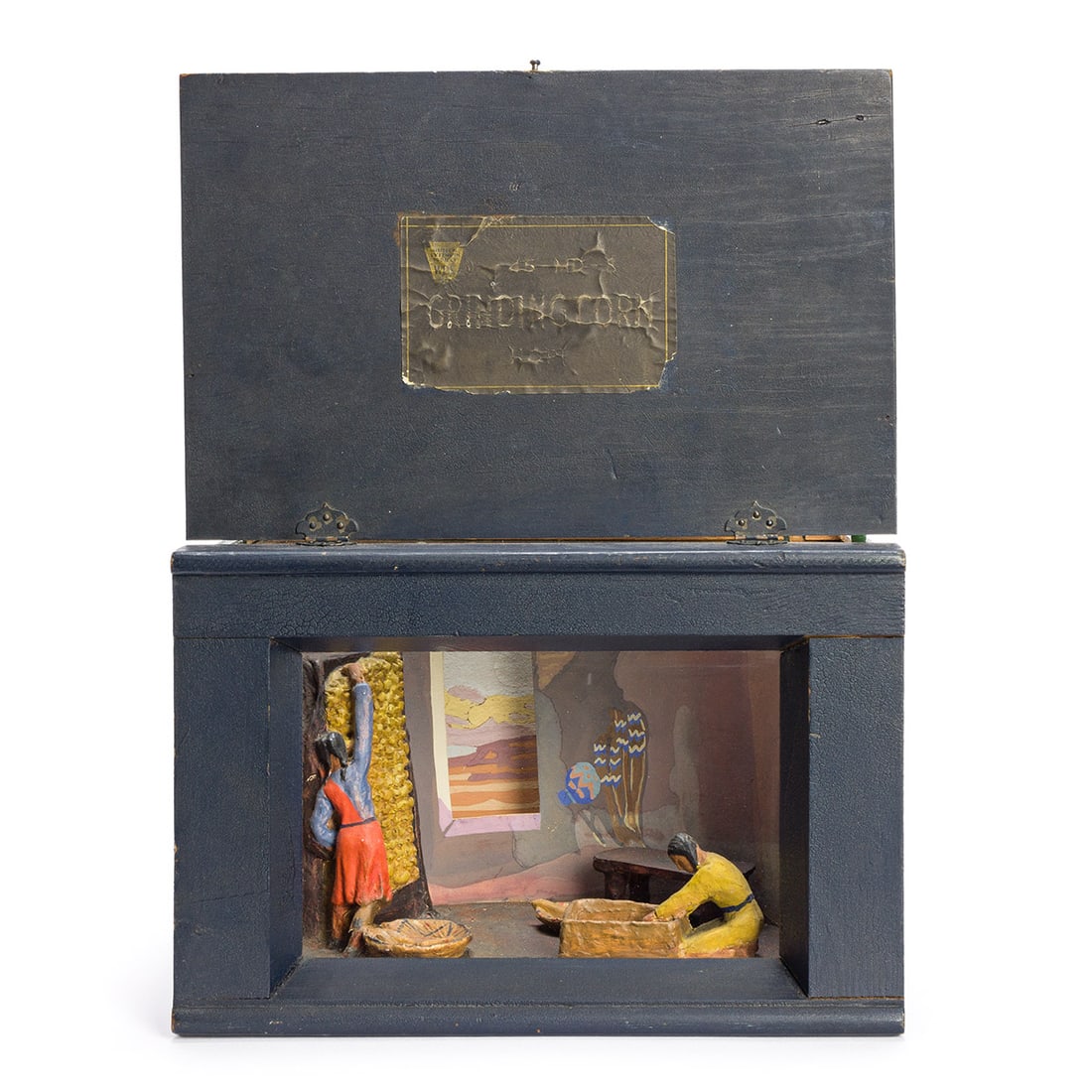 MUSEUM EXTENSION PROJECT Grinding Corn, Hopi, (Number 45 MD - 8). (1 of 1)