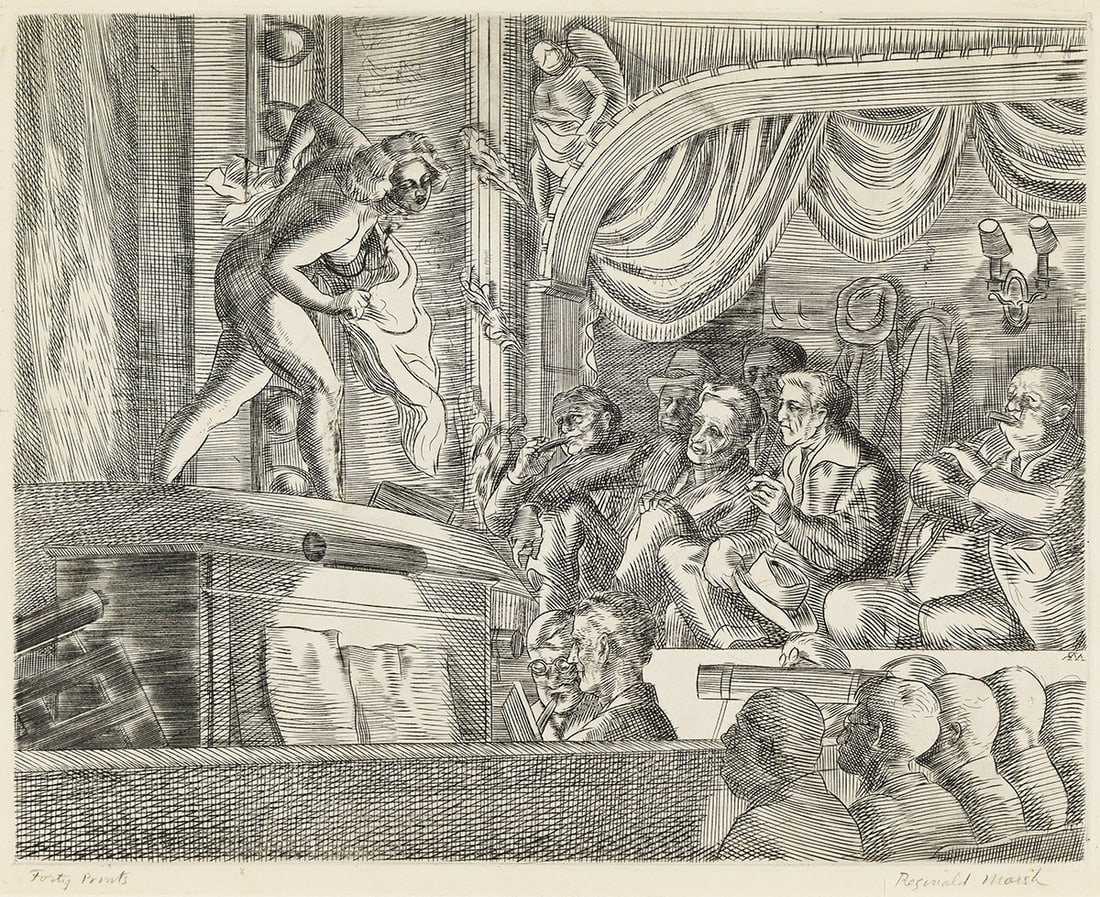 REGINALD MARSH (1898-1954) Peoples Follies. (1 of 1)