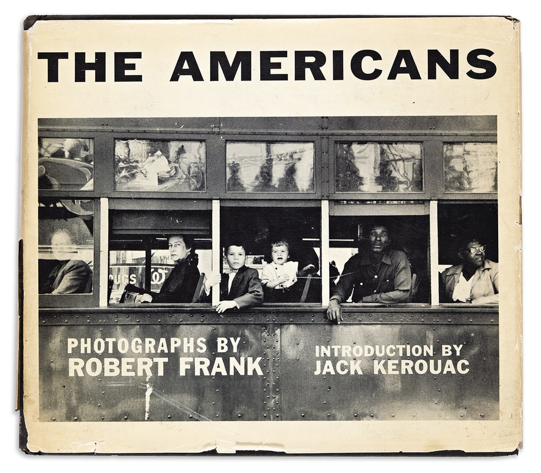 ROBERT FRANK (1924-2019): Artist or author: ROBERT FRANK (1924-2019) Title: Seminal publisher Barney Rosset's copies of the first French and English editions of Frank's The Americans. Description: Together, the American