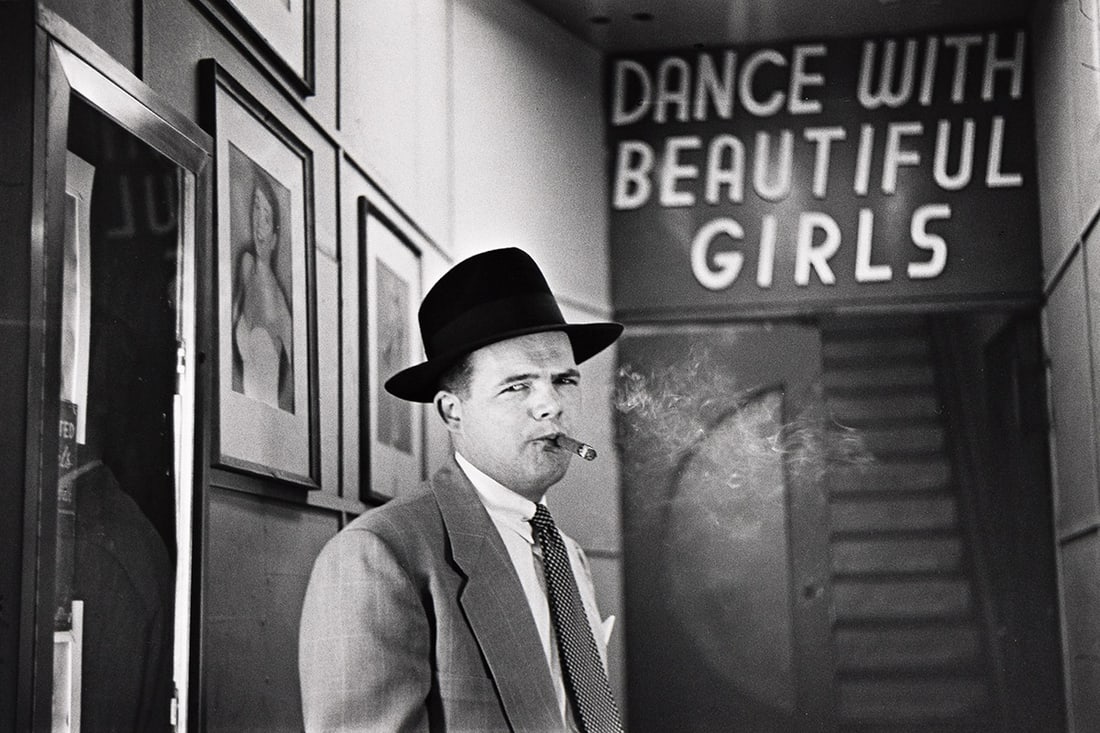 LOUIS FAURER (1916-2001) Social Patron, N.Y., N.Y.: LOUIS FAURER (1916-2001) Social Patron, N.Y., N.Y. Silver print, the image measuring 7x10 inches (18.1x27 cm.), the sheet 11x14 inches (27.9x35.6cm.), with Faurer's signature, title, and negative and